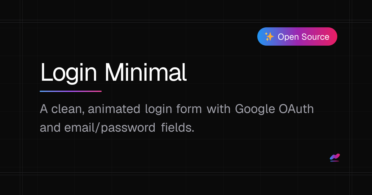 ScrollX UI | Login Minimal