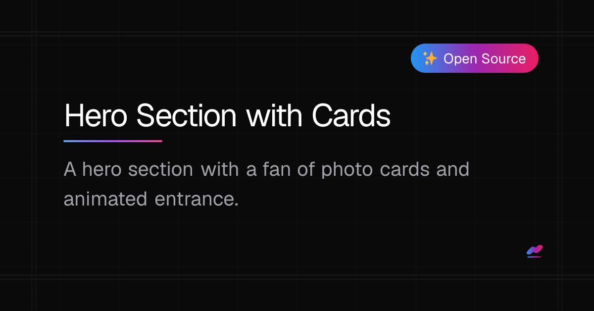 ScrollX UI | Hero Section with Cards