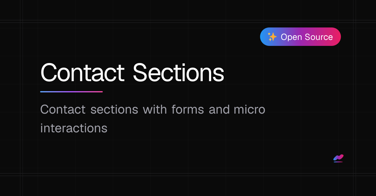 ScrollX UI | Contact Sections