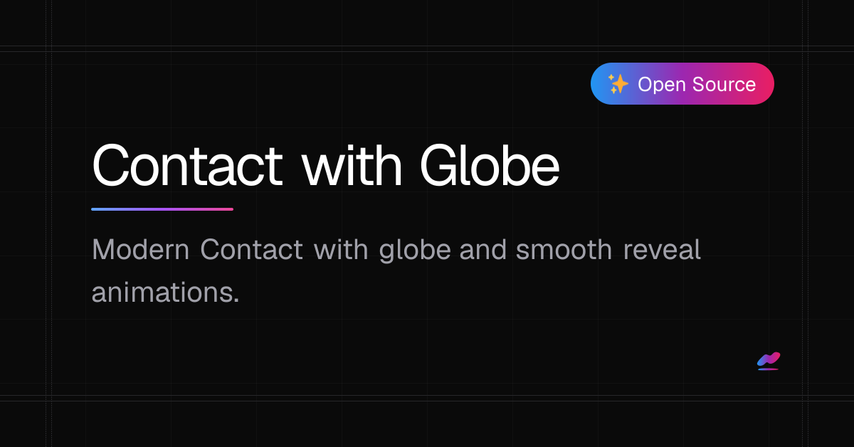 ScrollX UI | Contact with Globe