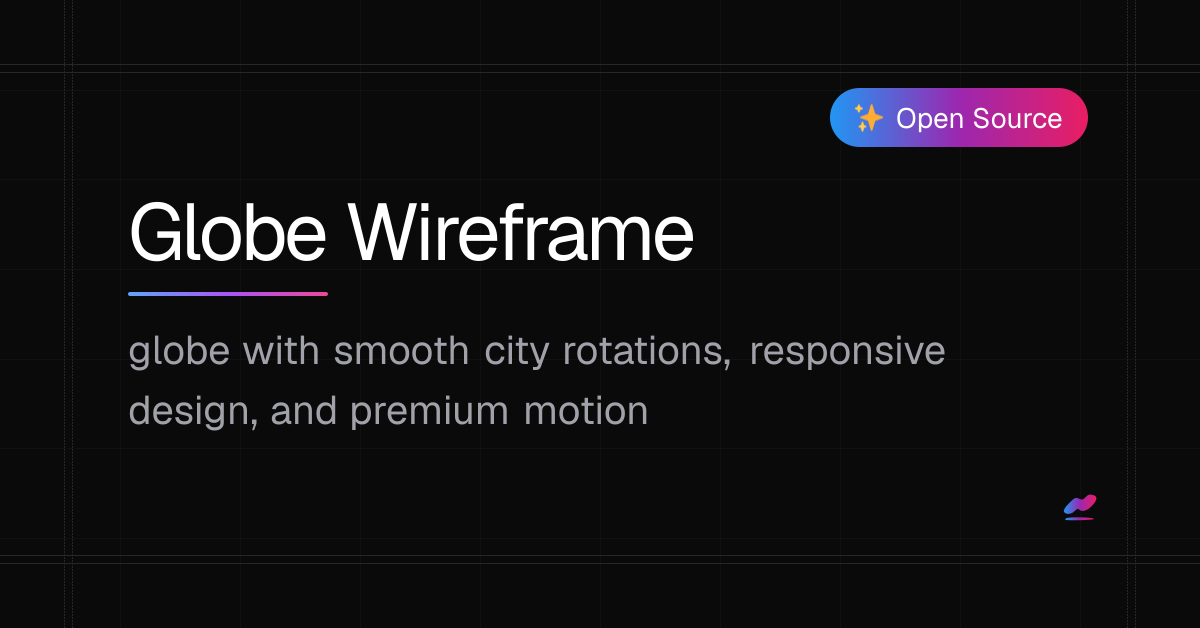 ScrollX UI | Globe Wireframe