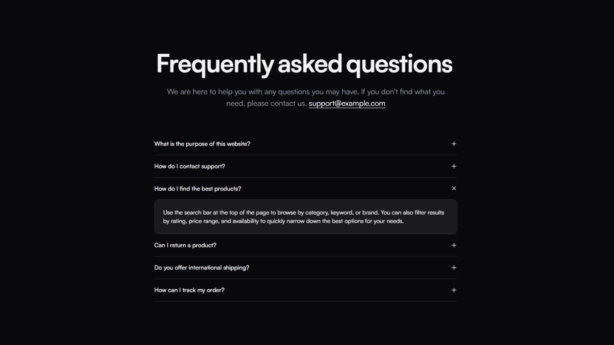 Frequently asked questions